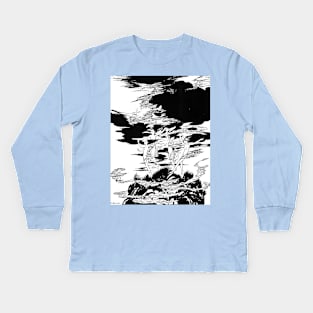 The Elf Mound - Arthur Rackham Kids Long Sleeve T-Shirt